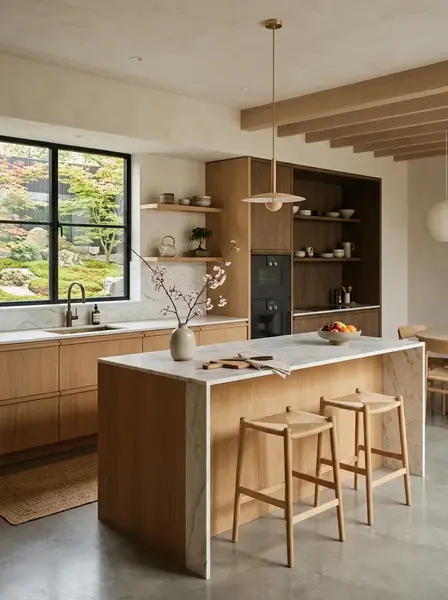 Luxury Japandi Kitchen