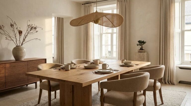 Japandi Dining Room Ideas for a Warm, Refined Home