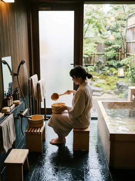 Spa-Like Japandi Shower