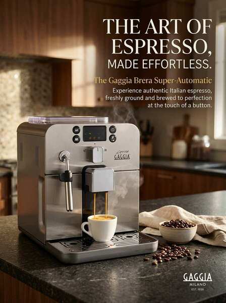 Gaggia Brera Super-Automatic Espresso Machine