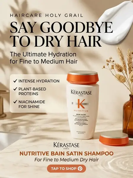 The Quiet Luxury Haircare Routine: Products & Scalp Health 1 Kérastase Nutritive Bain Satin Shampoo