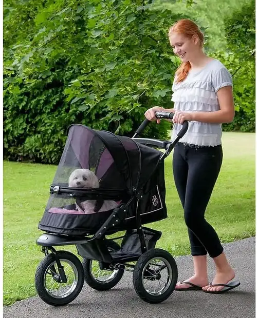 Pet Gear No-Zip NV Pet Stroller for CatsDogs