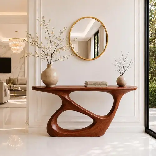 refined console table